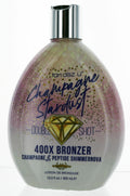 Champagne Stardust Tanning Lotion with 400X Bronzer – Fast, Shimmering Sunless Tanner 13.5 fl oz
