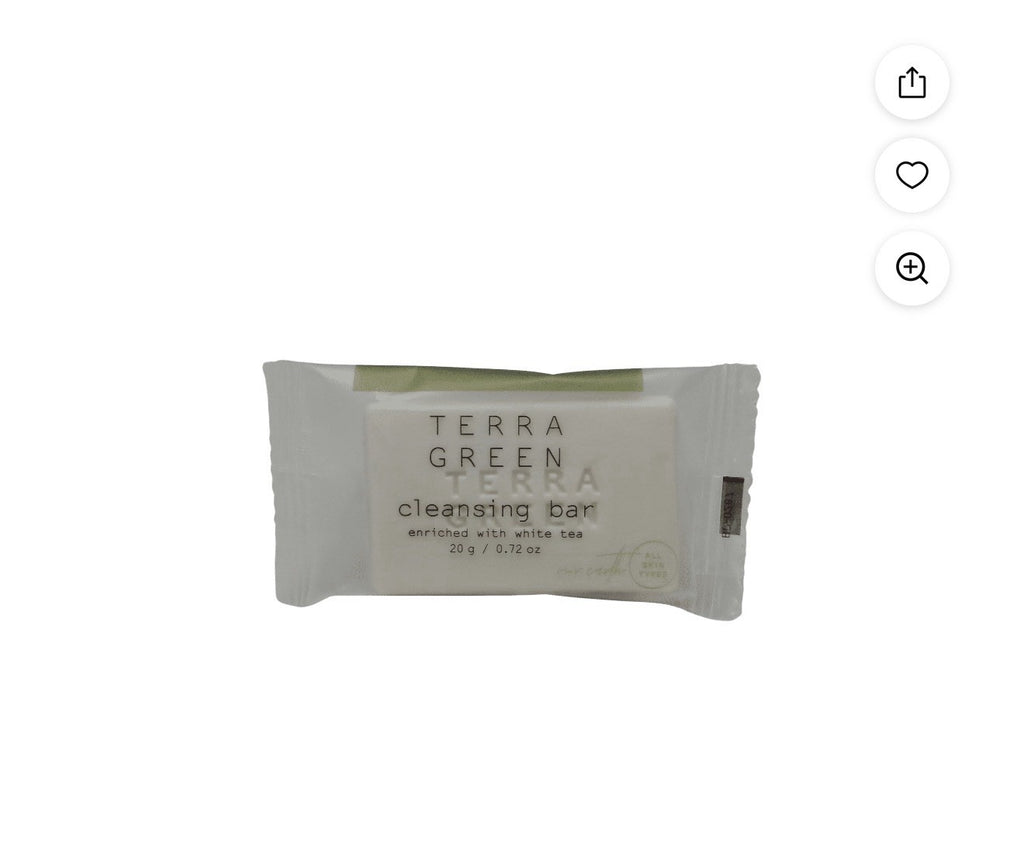 Lot of 100 Travel Size White Tea Cleansing Soap Bars 0.72 oz for Hotel & Travel