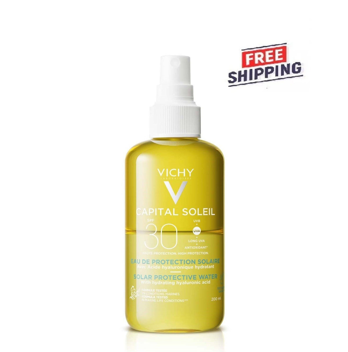 SPF 30 Sun Protection Water Spray with Hyaluronic Acid - 2 Pack 200ml