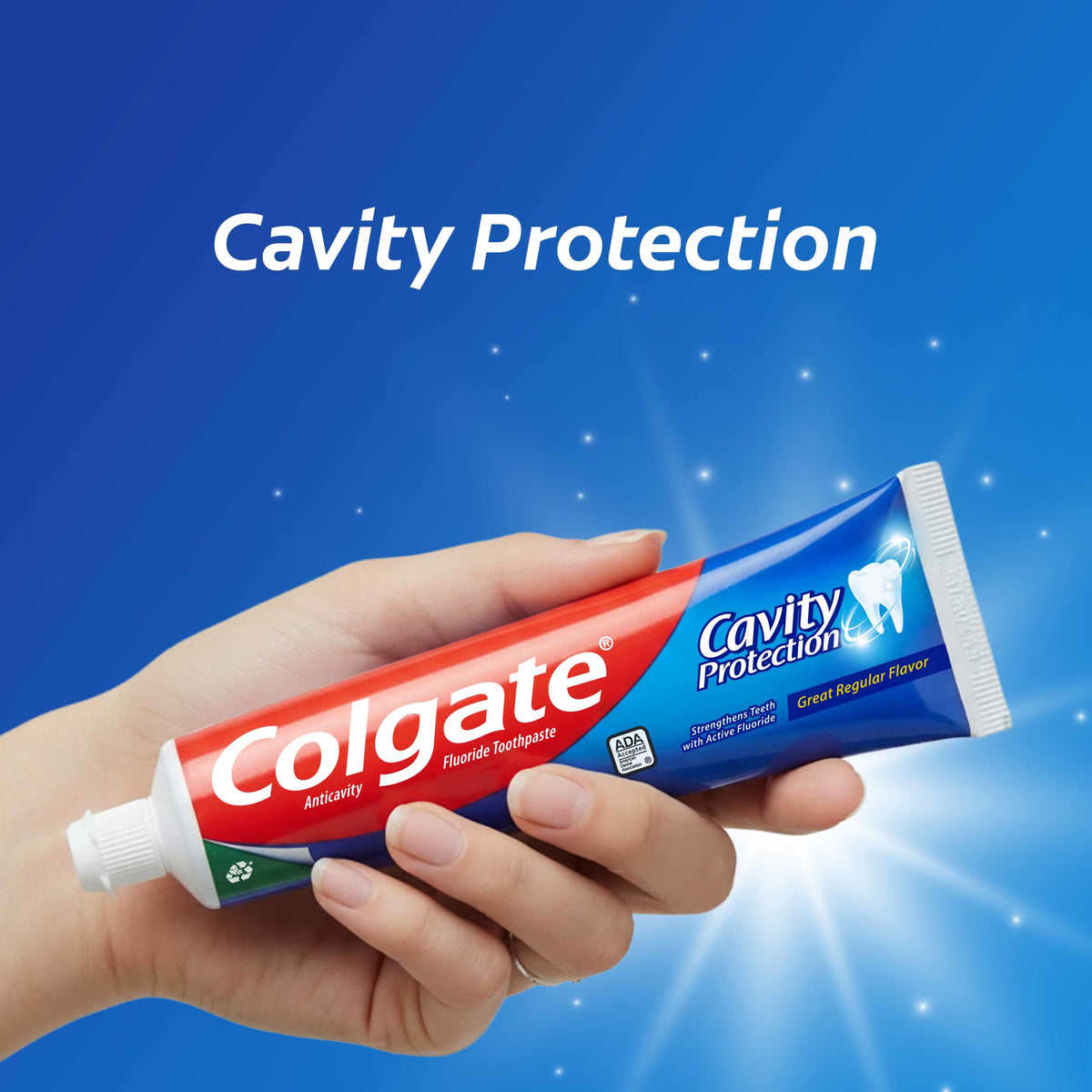 Fluoride Toothpaste Pack - Cavity Protection and Fresh Mint Flavor, 3 Tubes
