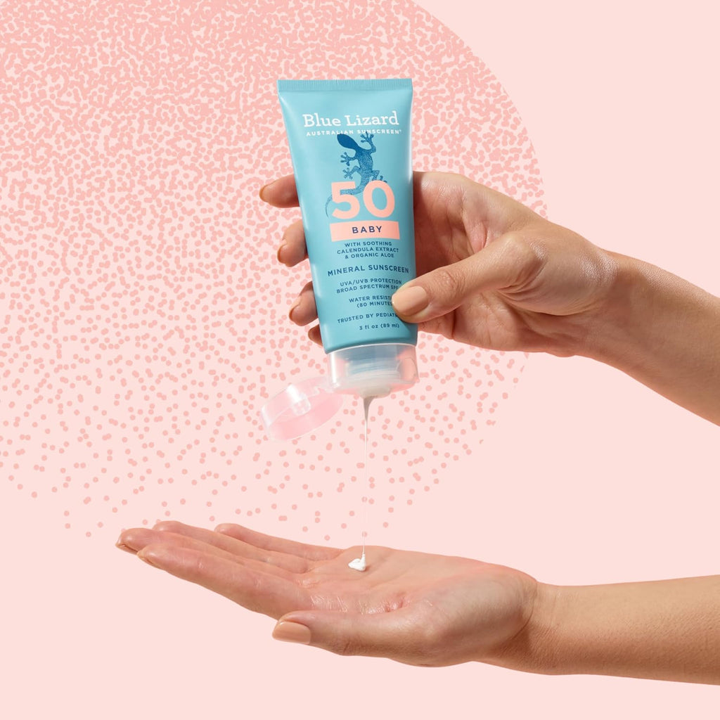 Baby Mineral Sunscreen SPF 50+ Water Resistant UVA UVB Protection 3oz