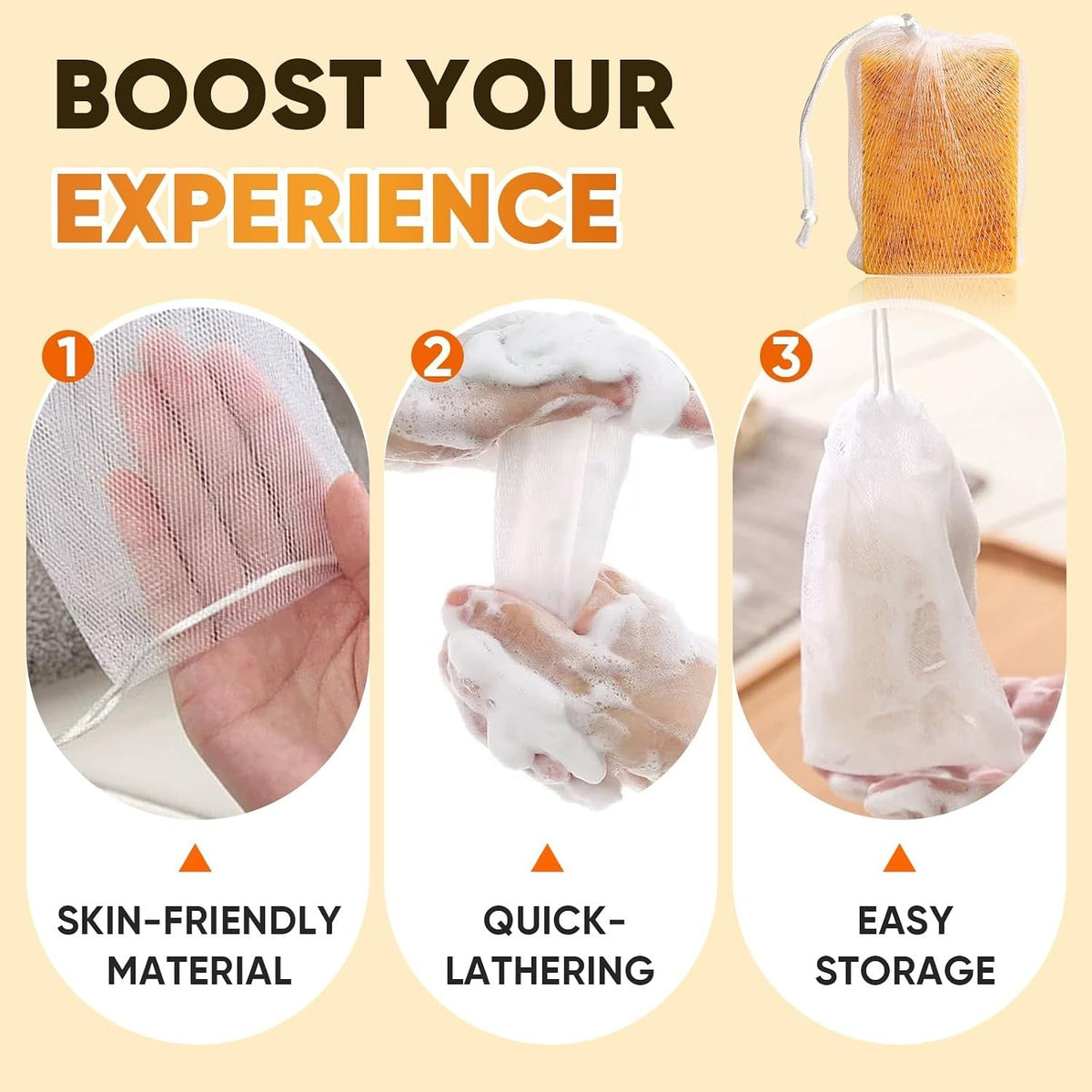 Turmeric Kojic Acid Soap Bars with Retinol & Collagen - 3 Pack for Daily Skin Care