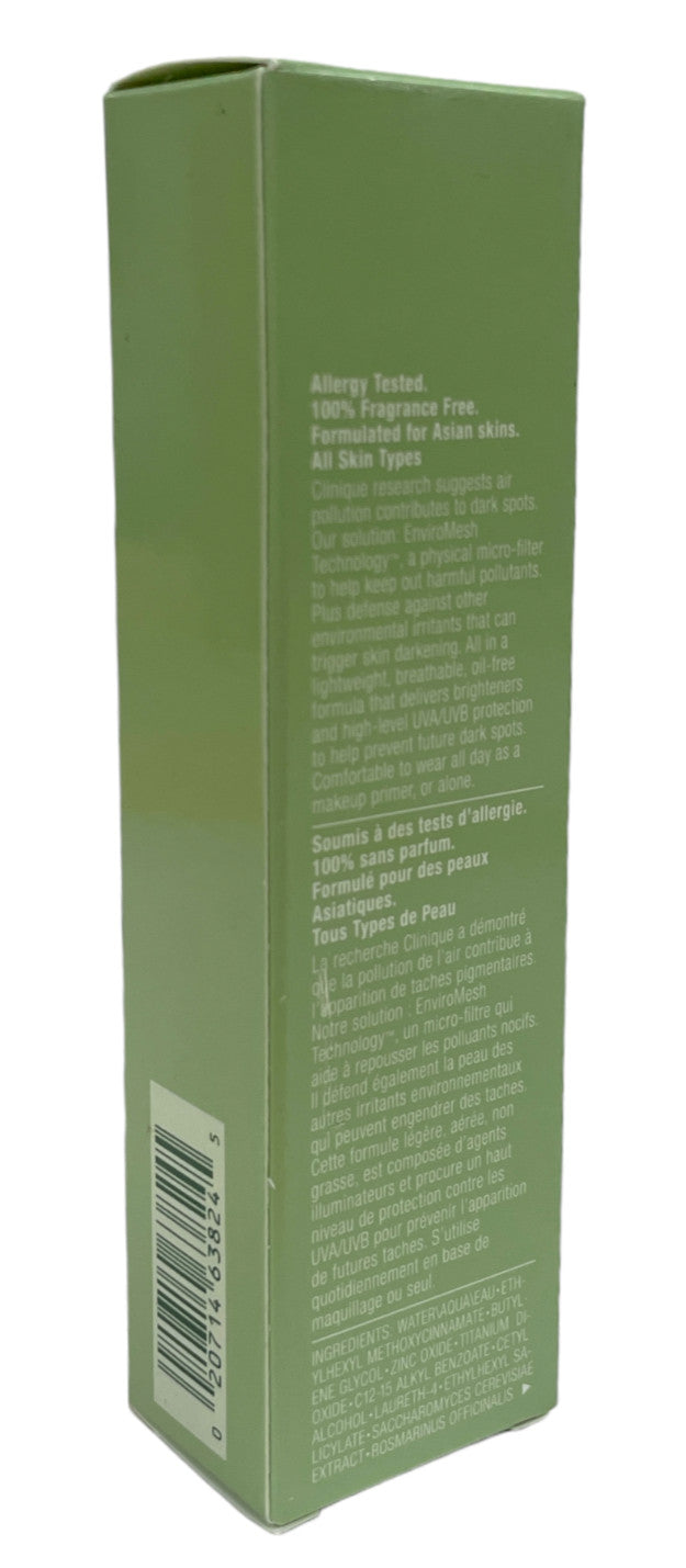 Clinique Even Better City Block SPF40 PA+++ Anti-Pollution Sunscreen 1oz