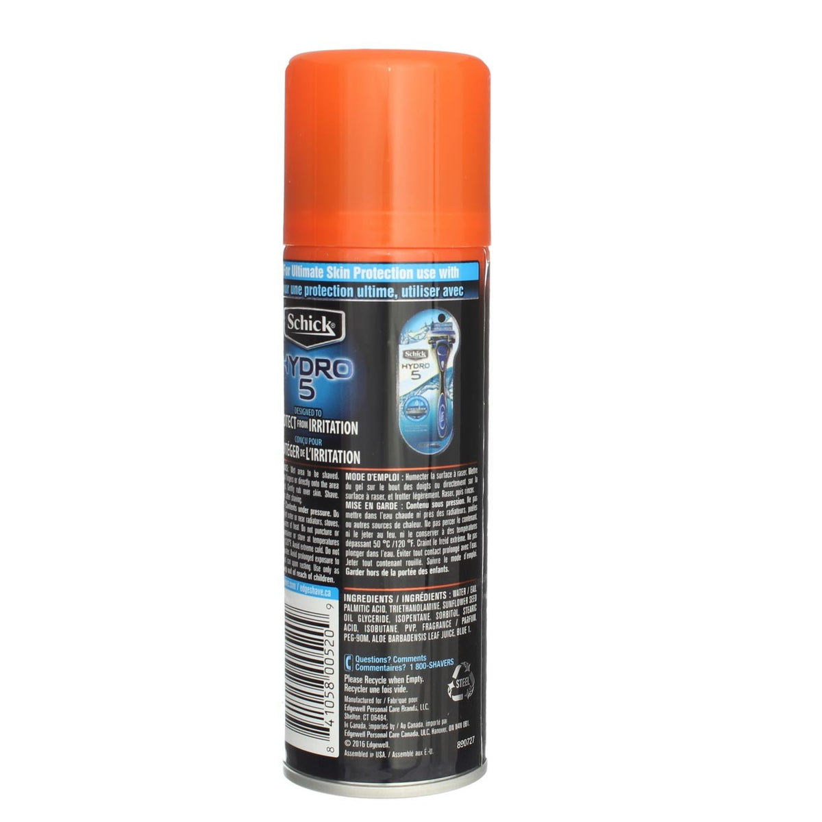 Shaving Gel for Men - Hydro5 Edge 7 oz for Close, Irritation-Free Shave