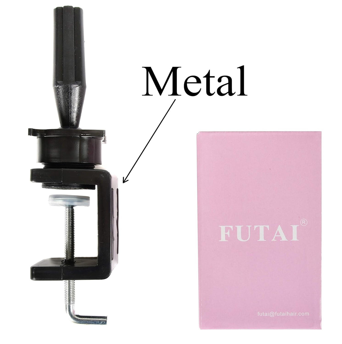 Mannequin Head Clamp Stand for Hairdressing & Styling Practice