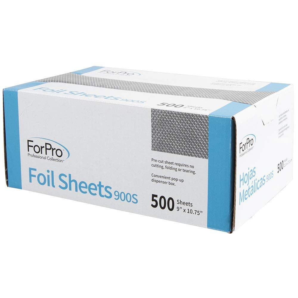 Aluminum Foil Sheets with Embossed Design for Hair Coloring - 500 Sheets