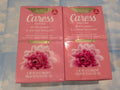 Caress Daily Silk White Peach & Orange Bar Soap Set - Moisturizing 12 Bars