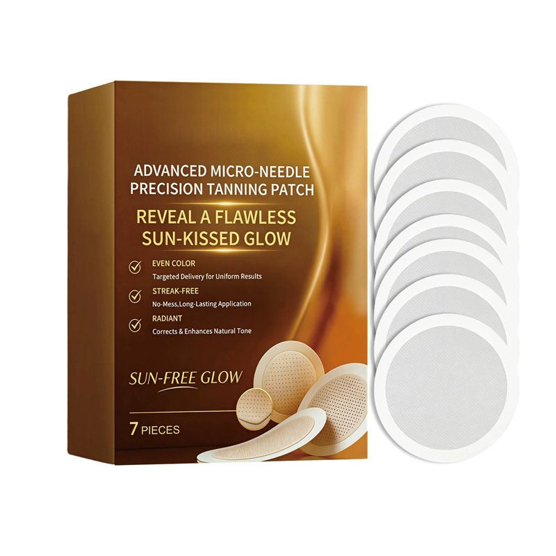 Sun-Free Micro-Needle Tanning Patches for Safe Natural Glow