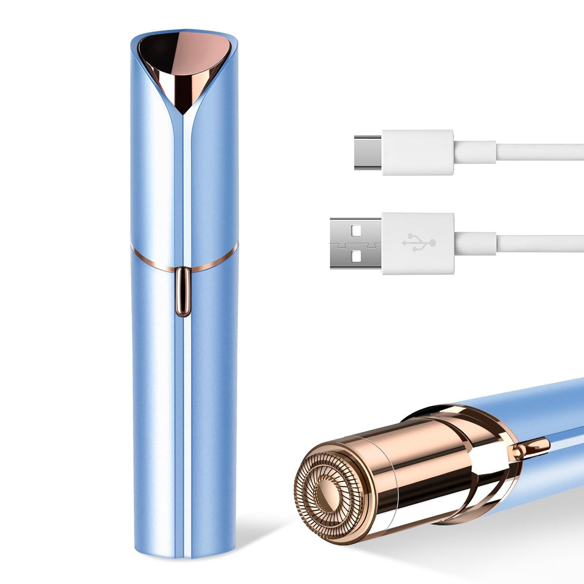 Painless Facial Hair Remover for Women - Portable Electric Shaver & Epilator