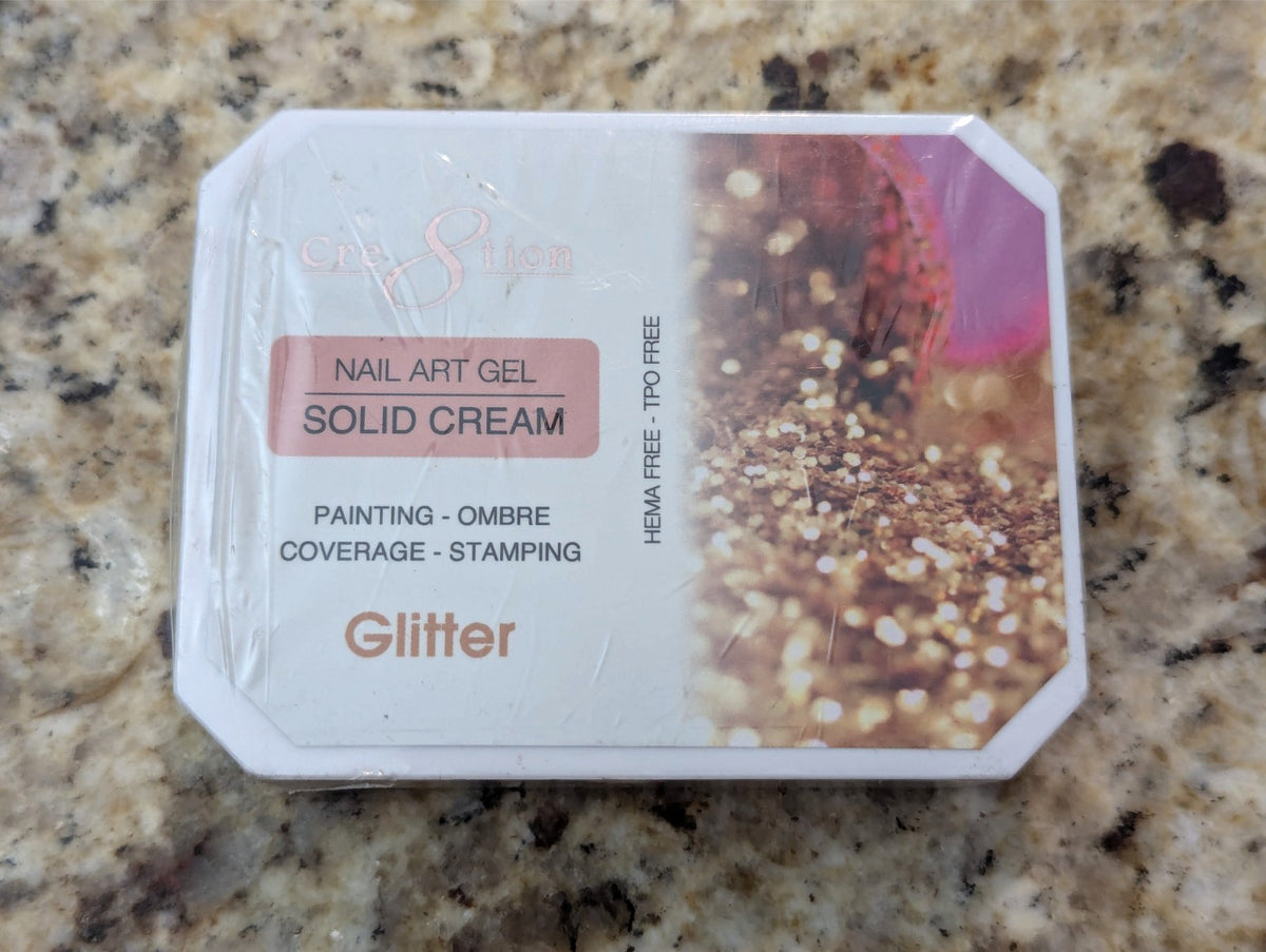 Nail Art Gel Solid Cream Painting Ombre Glitter for Manicure