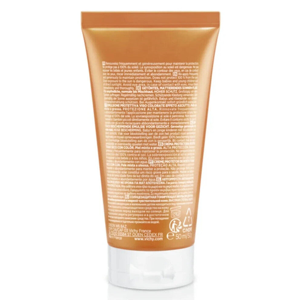 Vichy SPF 50 BB Tinted Mattifying Face Fluid - Oil Control, Sensitive Skin