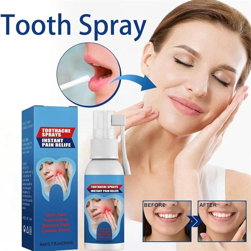 Herbal Toothache Relief Spray for Sensitive Teeth & Gums - Oral Care