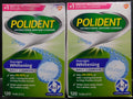 Denture Cleaning Tablets Pack - Polident Overnight Whitening, 240 Tabs