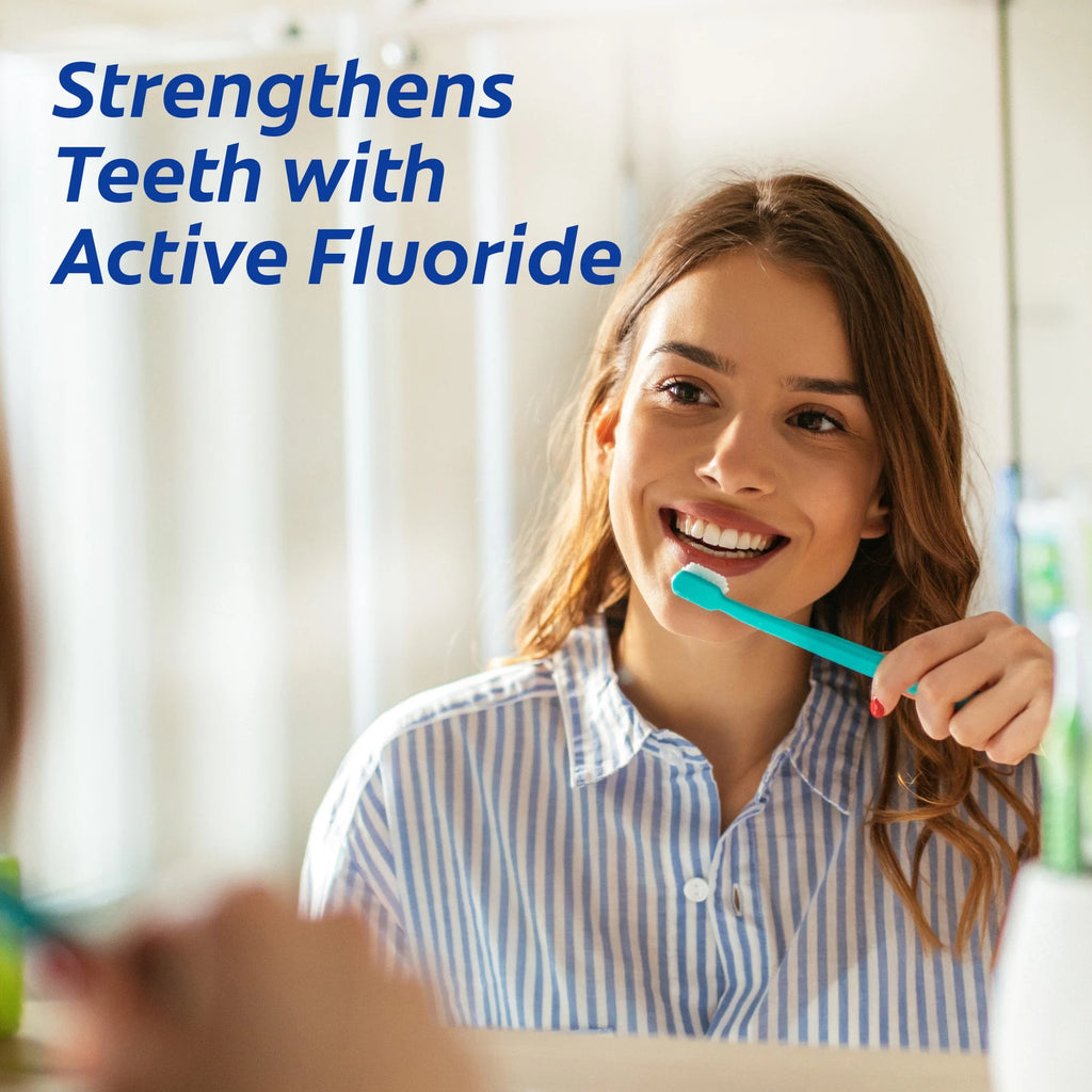 Fluoride Toothpaste Pack - Cavity Protection and Fresh Mint Flavor, 3 Tubes