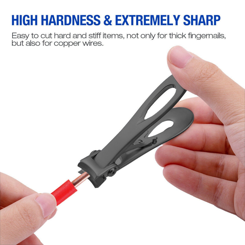 Heavy Duty Extra Large Toe Nail Clippers for Thick Nails - Professional Manicure Pedicure Tool