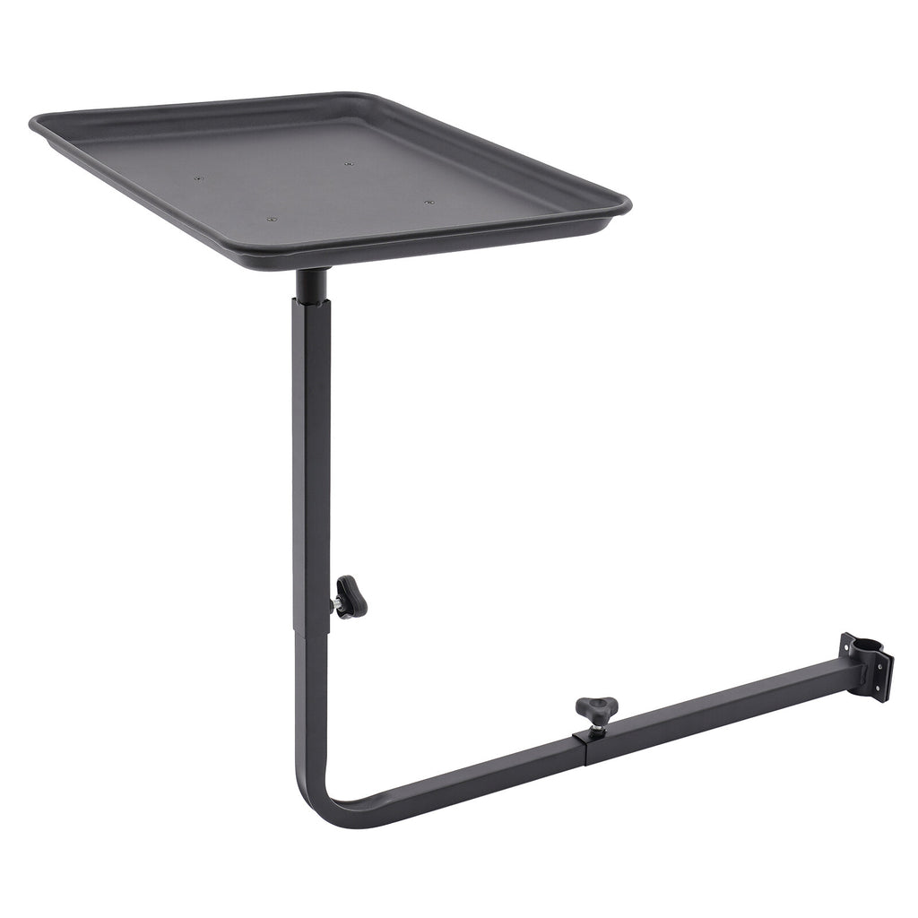 Adjustable Salon Chair Tray for Hair Stylist with Rotatable Bracket