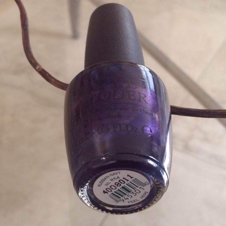 OPI Nail Lacquer Polish Russian Navy Full Size - New, 15ml