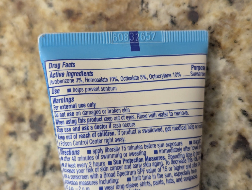 Water Resistant SPF45 Sunscreen for Face Travel Size 1.5oz 2-Pack