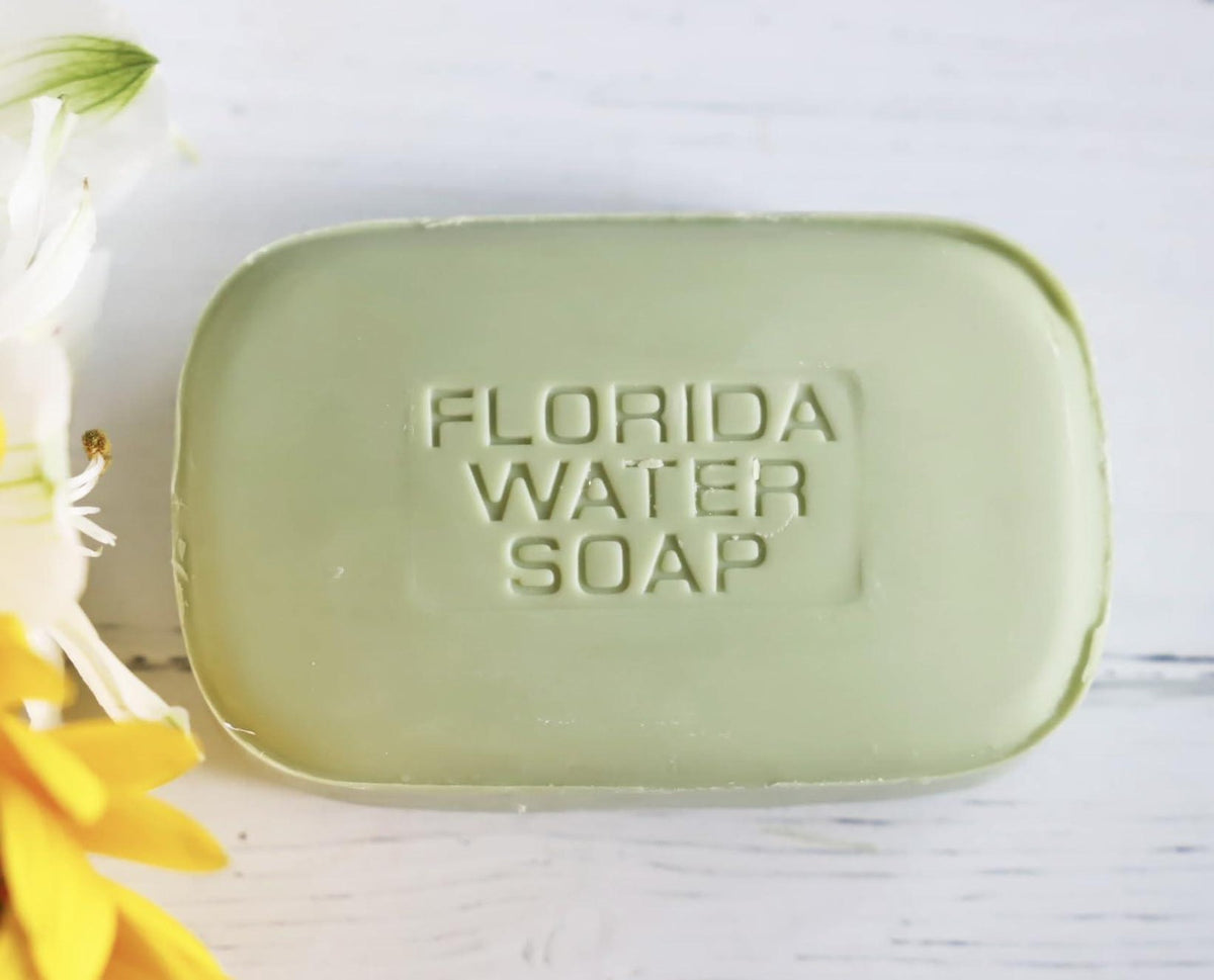 4 Pack Florida Water Scented Soap Bars - Nourishing Cleansing