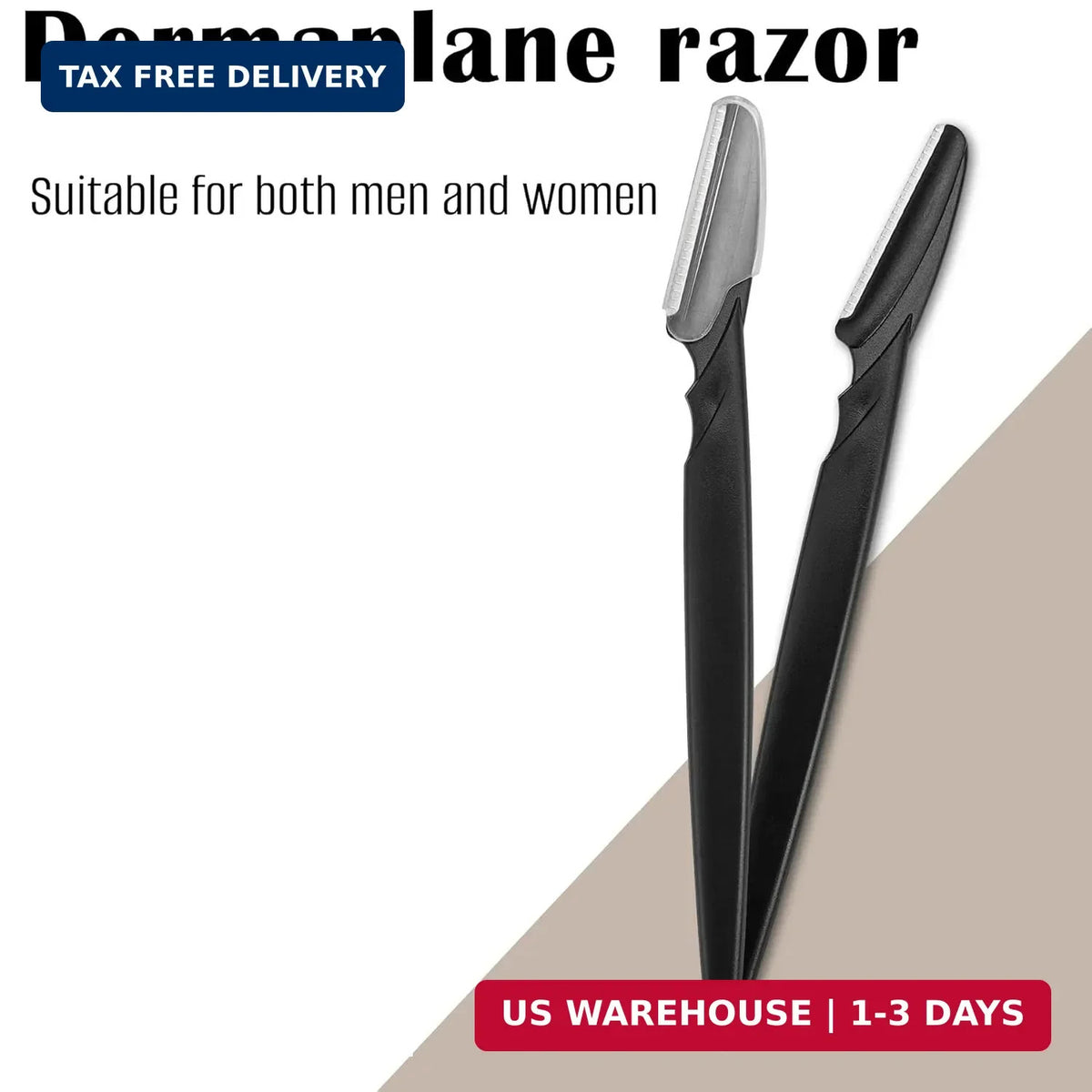 Dermaplane Razor for Face & Eyebrows - 12 Pack Microdermabrasion Tool for Women Men
