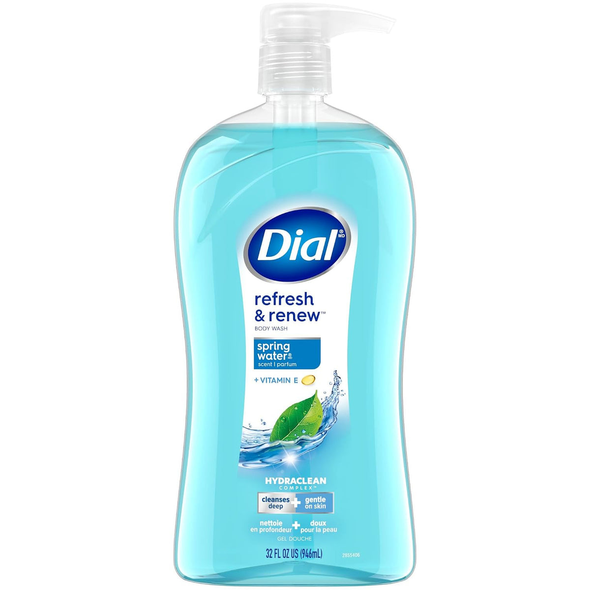 Body Wash Spring Water - Refresh & Renew 32 Fl Oz Moisturizing Shower Gel