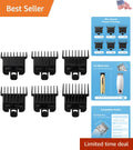 6Pcs Hair Clipper Guard Set for Babyliss FX787 & Andis Trimmers - Precision Cutting