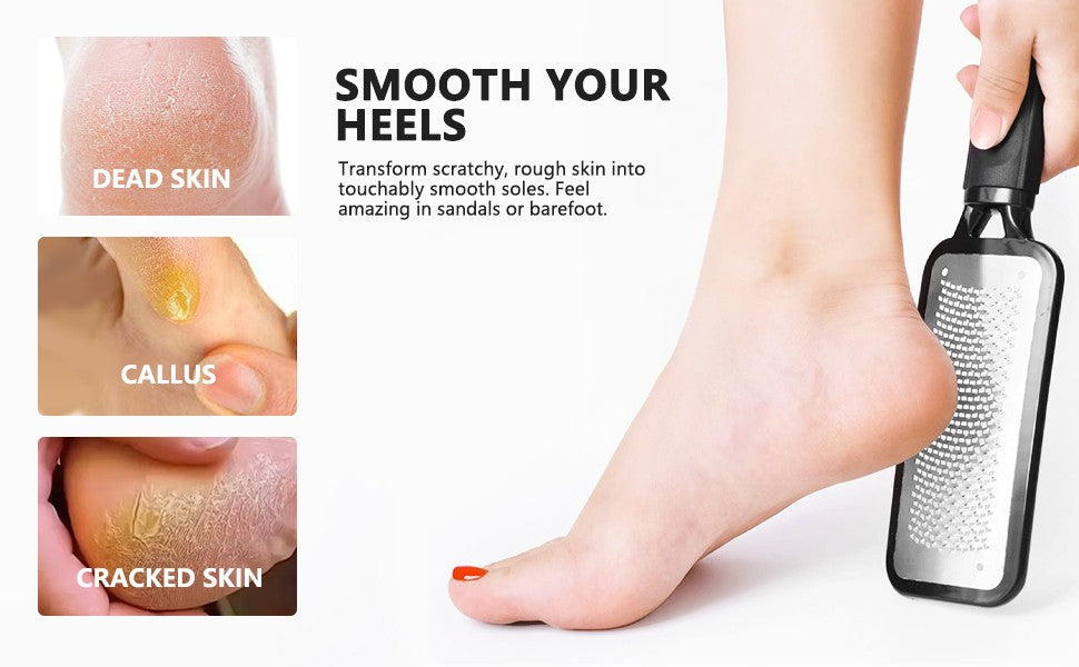 Foot Callus Remover File - Pedicure Rasp & Foot Scrubber Tool