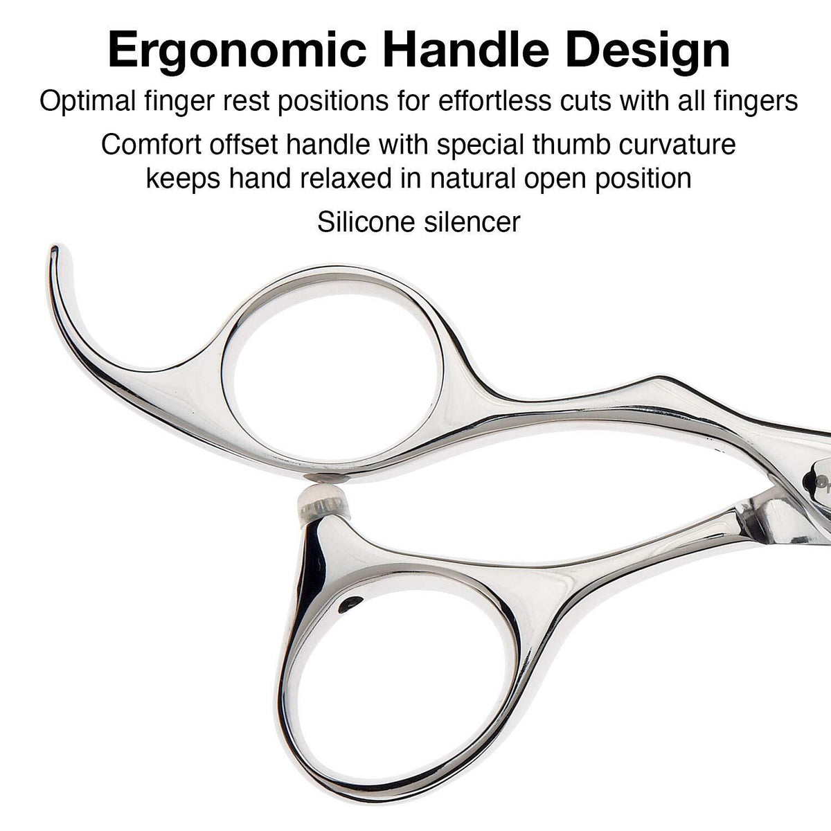 Professional Left Handed Hairdressing Shear and Thinner Set - 6.5 Inches