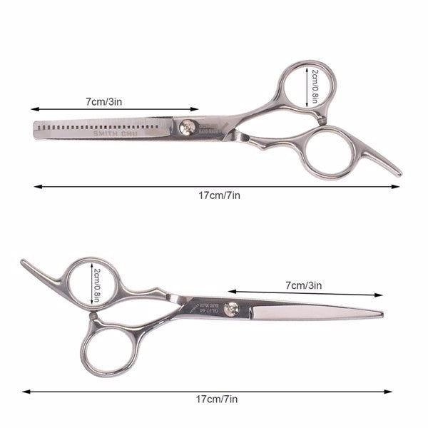 Professional Hair Cutting Scissors & Thinning Shears Set for Salon & Home