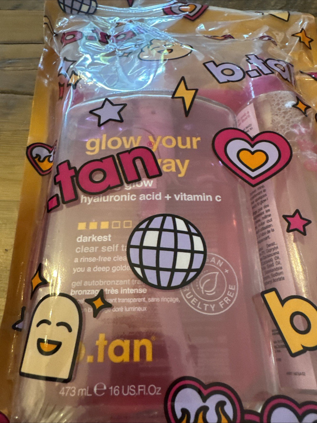 Self Tan Gel Darkest Tan 16 Oz with Facial Mist & Mitt Bundle | Glow Your Own Way