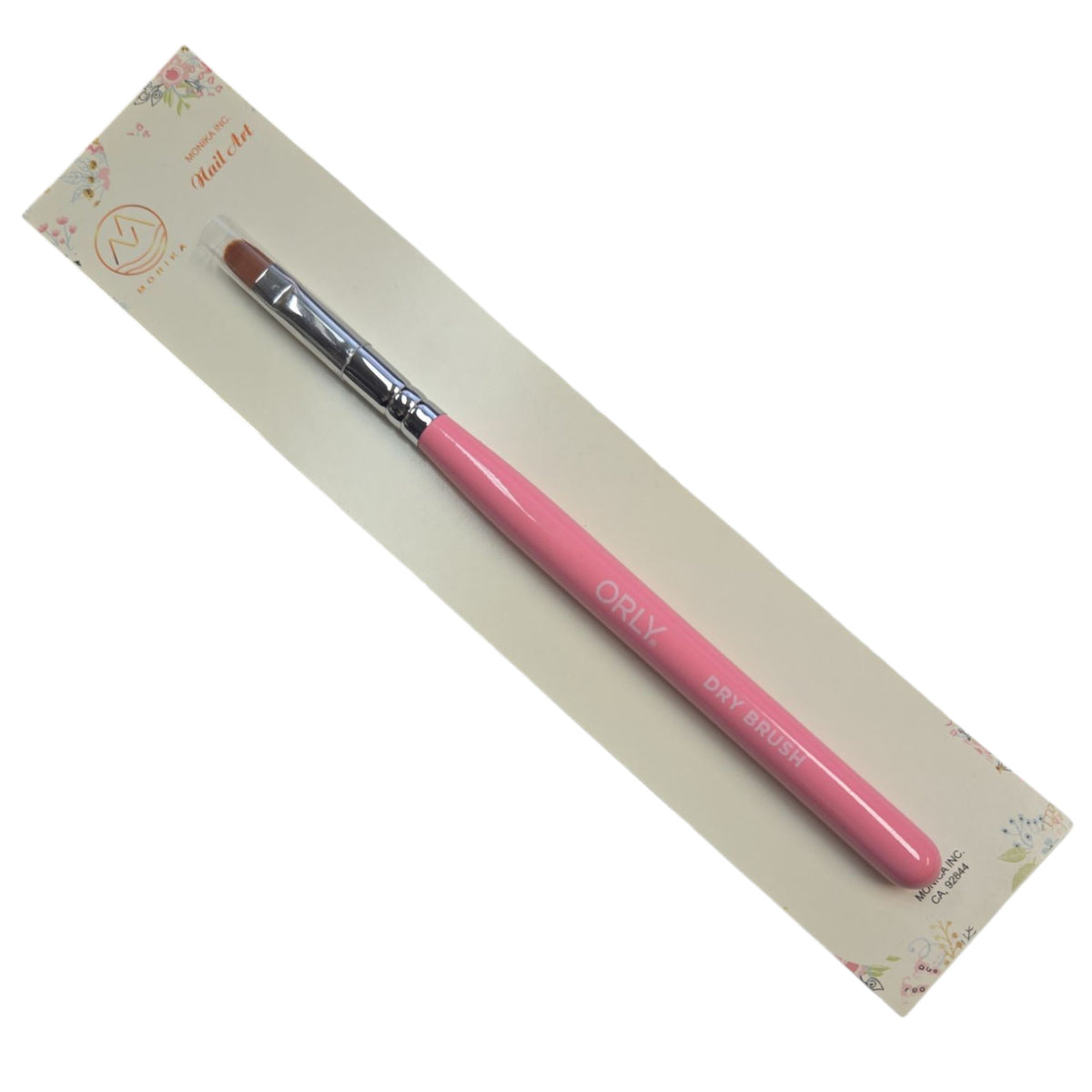Nail Art Brush Drying Tool with Pink Handle for Flawless Manicures