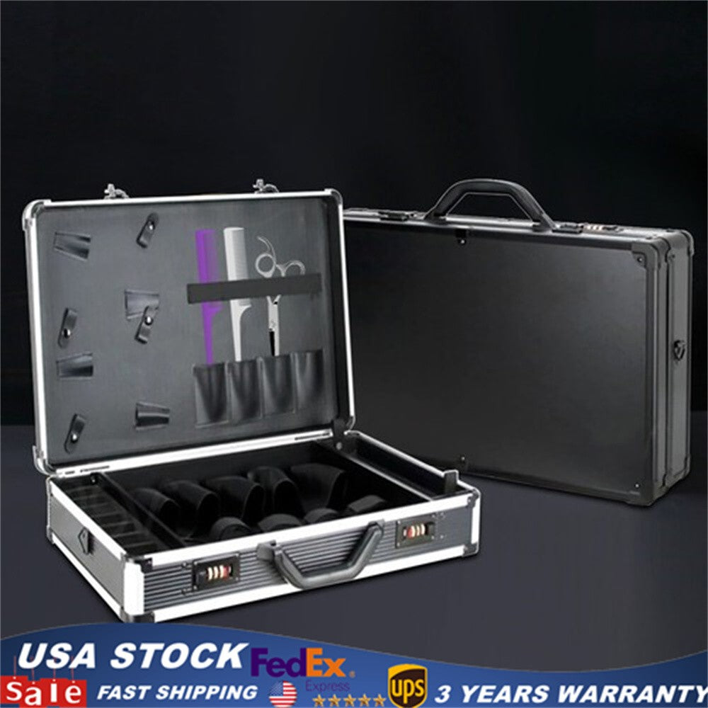Professional Barber Travel Carrying Case Organizer for Clippers & Styling Tools