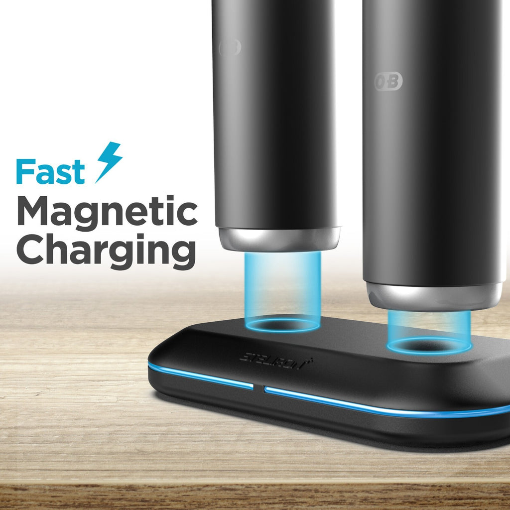 Dual Toothbrush Charger Base for Oral-B iO Series 7 7G 8 9 10 - Electric Toothbrush Charger