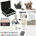 Tattoo Kit Starter Complete Set with 2 Machines, Case & Accessories