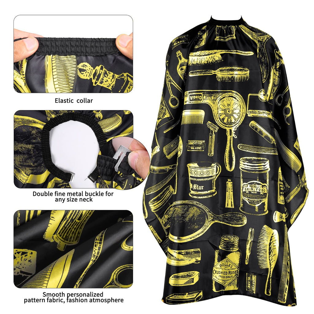 Hair Cutting Cape for Barbers and Hair Salons - Large Waterproof Salon Cape