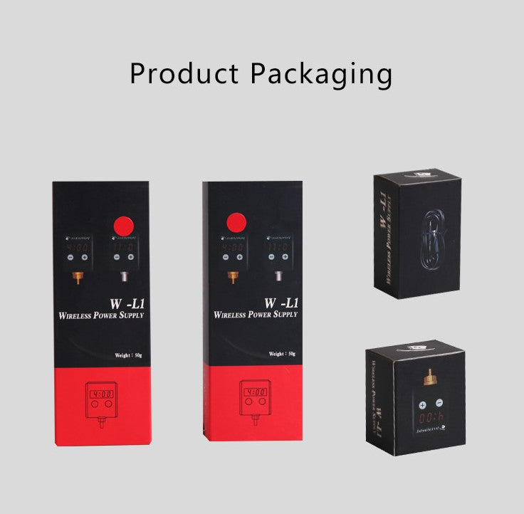Wireless Tattoo Power Supply Kit with RCA & DC Connection