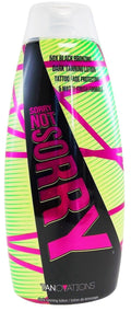 Black Bronzer Tanning Lotion with Tattoo Fade Protect - 50x Dark Color