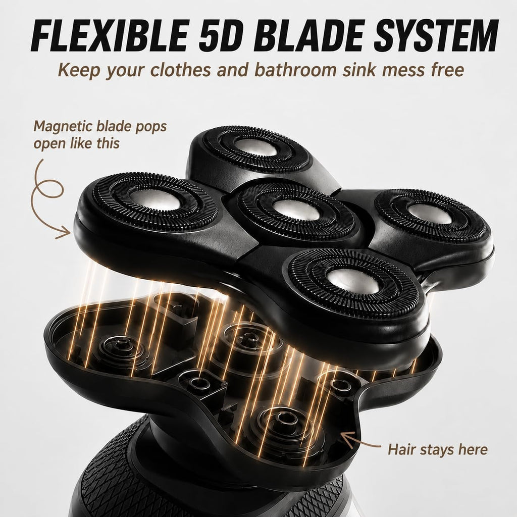 Replacement Blade Pack for Groomie BaldiePro 2.0 Electric Razor - 2 Pack