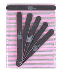 Professional Pink Nail Files Set 80/80 Grit - 50 Pieces Manicure Tools