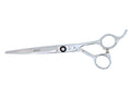 Professional Hair Shears - Japan 440C Steel, Adjustable Tension, Offset Handle