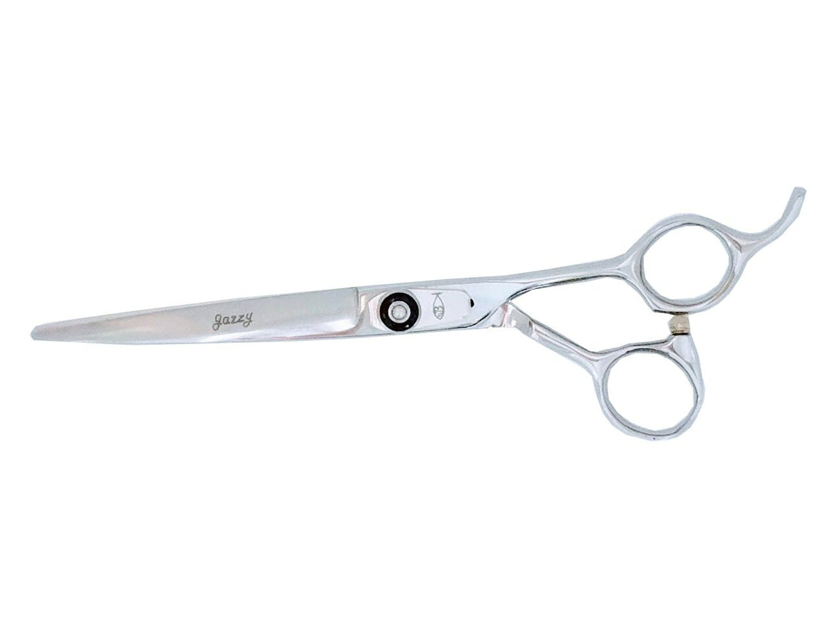 Professional Hair Shears - Japan 440C Steel, Adjustable Tension, Offset Handle