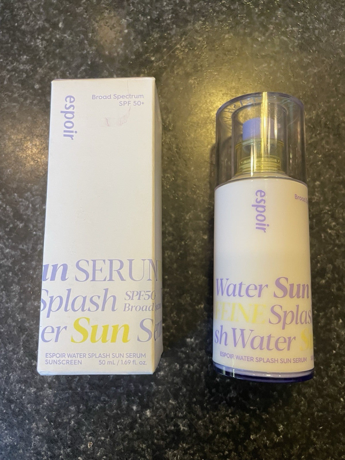 Espoir Water Splash SPF 50 Sunscreen Serum 1.69 fl oz 2 Pack