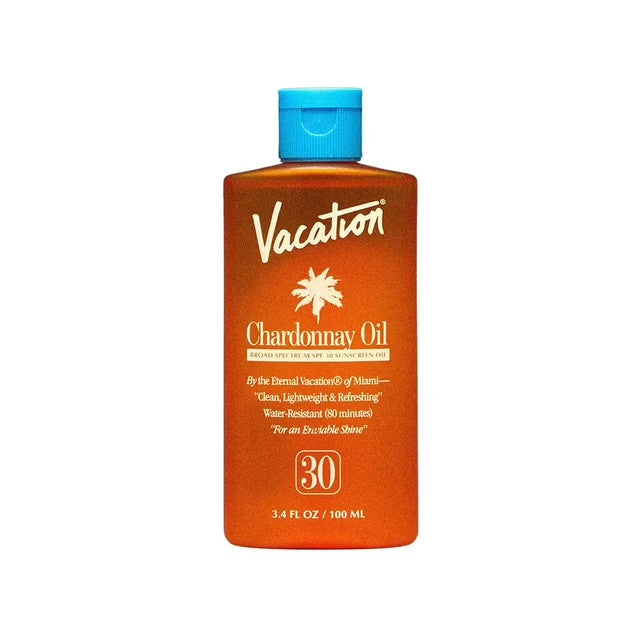 Vacation Chardonnay Oil SPF 30 Sun Protection Oil 3.4oz - Hydrating Sunscreen