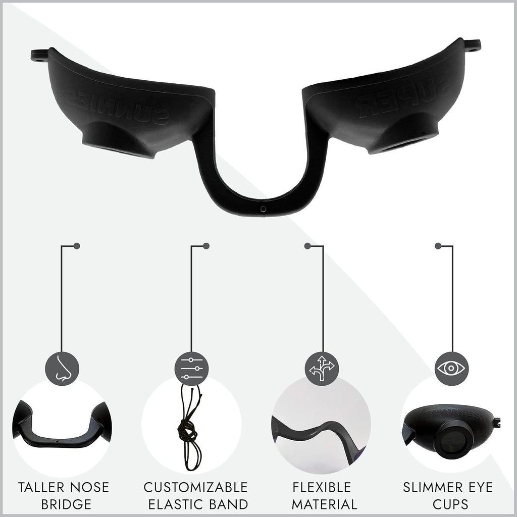 Flexible UV Eye Protection Goggles for Indoor Tanning & Light Therapy