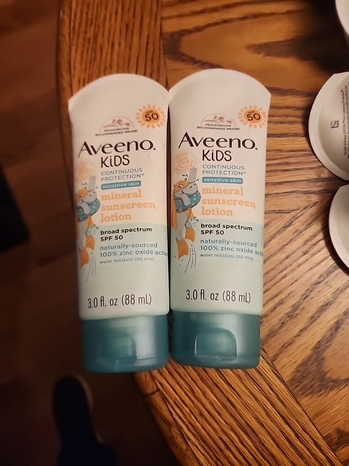 Kids SPF 50 Mineral Sunscreen Lotion - Continuous Protection 3oz