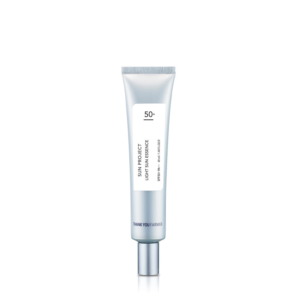 Thank You Farmer Sun Project Light Sun Essence SPF50+ PA+++ - Lightweight Sun Protection, 40ml
