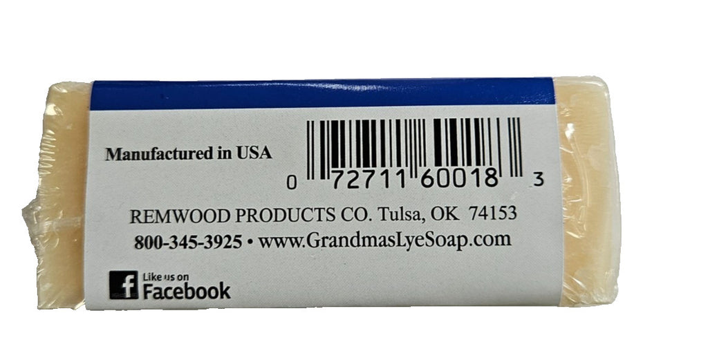 Pure & Natural Lye Soap Bar 6oz - Unscented, 6 Pack