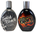Dark Tanning Lotion Set - Solid Black 100X + Insanely Black 60X Tingle