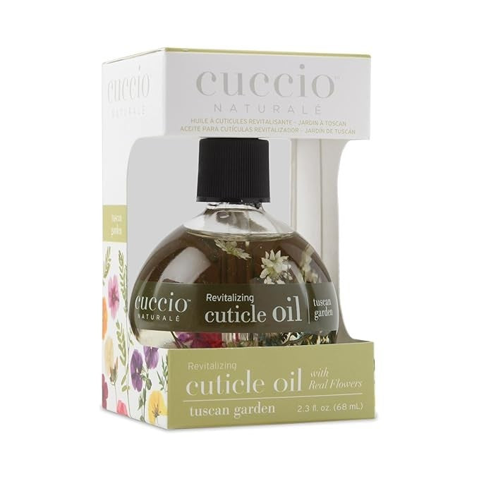 Revitalizing Cuticle Oil with Real Flowers 2.1oz - Nourishing Nail Care