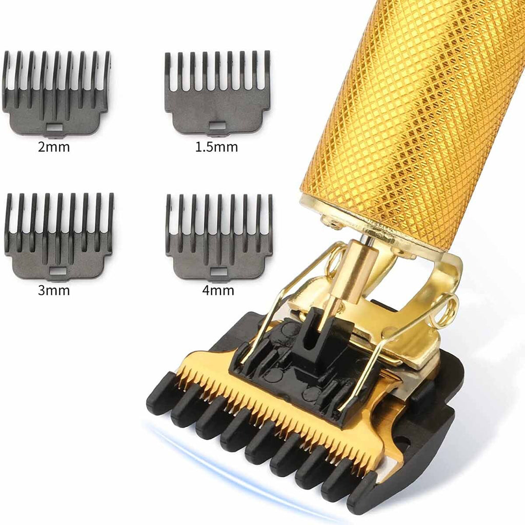 Men's Hair & Beard Trimmer with Contour Blade, Cordless & Waterproof